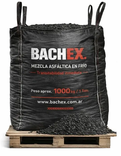 BACHEX Bigbag 1.000 kg paletizado para bacheo vial