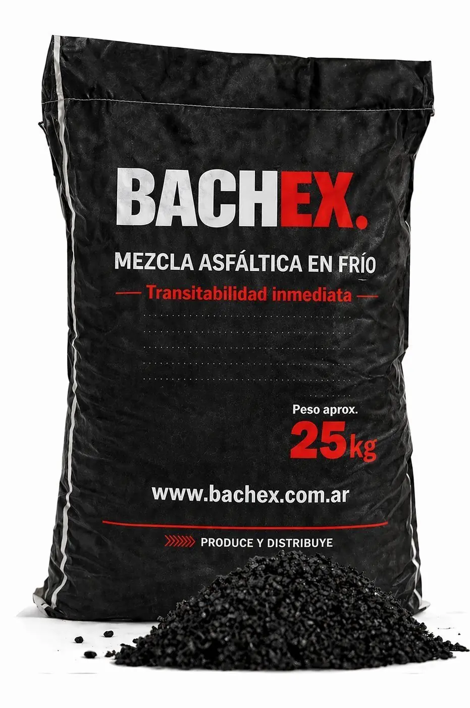 BACHEX Bolsón 25 kg para bacheo vial